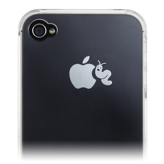 Firebox iTattoo Case for iPhone (Larva Loves Apple)