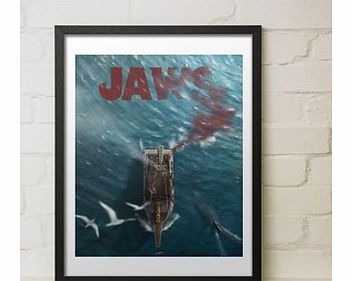 Jaws (Large in a Black Frame)