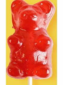 Firebox Large Gummi Bear (on a stick) (Cherry)