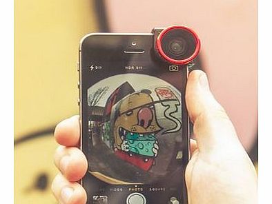 Olloclip 4-in-1 Lens System for iPhone (Red)