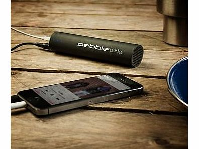 Pebble Aria Portable Charger & Speaker