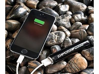 Pebble Smartstick+ Portable Charger (Black)