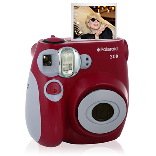 Firebox Polaroid 300 Instant Analogue Camera (PIC-300 Red)