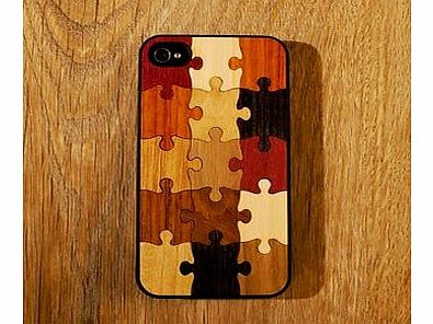 Real Wood Cases for iPhone (Puzzle - iPhone 4/4S)