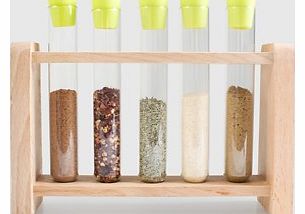 Scientific Spice Rack (Natural/Lime)