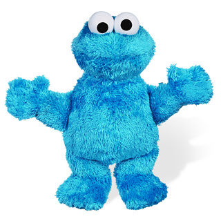 Firebox Sesame Street Singing Soft Toys (Cookie Monster)