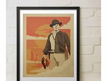 The Archaeologist (Large in a Black Frame)