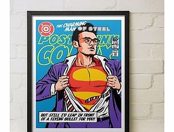 This Charming Man of Steel (Large in a Black