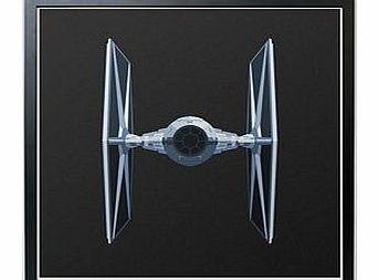 Firebox TIE Fighter (Large in a Black Frame)