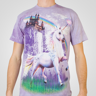 Firebox Unicorn Castle T-Shirt (Small)