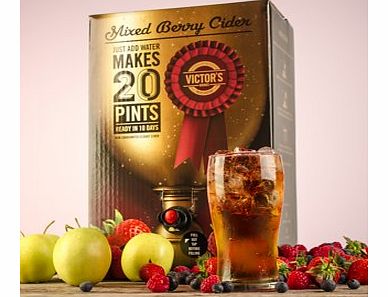 Firebox Victors Drinks Cider Making Kit (Mixed Berry)