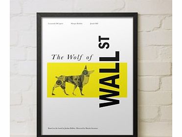 Wall St (Large in a Black Frame)