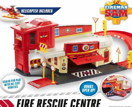 Fireman Sam 1:64 Fire Rescue Centre Playset