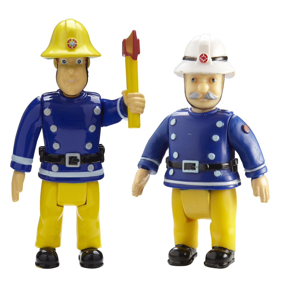 Fireman Sam 2 Figure Pack - Sam With Axe and Offic