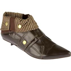 Firetrap Female Wichita Leather / Other Upper Leather/Textile Lining Ankle in Chocolate