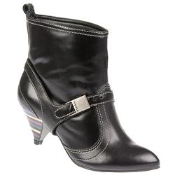 Firetrap Female Winslet Leather Upper Textile/Other Lining Ankle in Black