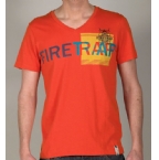 Firetrap Mens Santorini T-Shirt Chilli