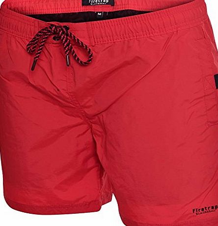 Firetrap Mens Swimming Shorts Trunks Drawcord Beach Casual Mesh Lined Medium (32``-34``) Navy blue