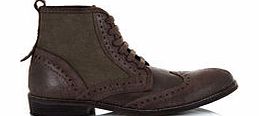 Firetrap Mens Verb leather ankle boots
