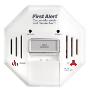 download first alert smoke detector flashing red
