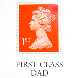 First Class Dad Card