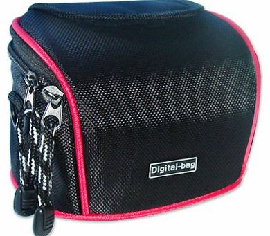  anti-shock camcorder carry case bag with should strap for Toshiba CAMILEO X150