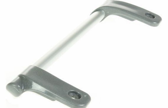 First4spares Door Grab Handle for Hotpoint Fridge Freezers (Silver / Grey)