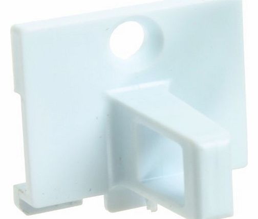 Door Lock Plastic Catch Hook for Hotpoint Tumble Dryers (White)