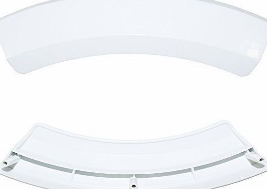 First4spares  Tumble Dryer Door Handle For Bosch WTE, WTS, WTV Series - White