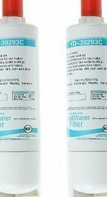 First4spares  Type SBS002 Water Filter Cartridges For Whirlpool Fridges amp; Freezers Pack x 2