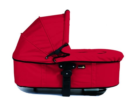 City Twin Carrycot Red