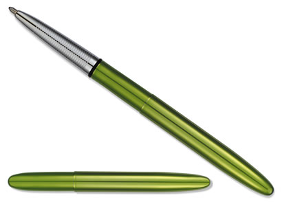 Lacquered Bullet Space Pen - Lime Green