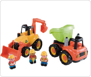 Fisher Price Construction Vehicle Duo