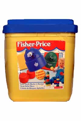 Fisher Price Easy Stack Blocks n Bucket