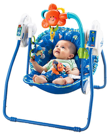 Fisher Price Link-A-Doos Take-Along Swing