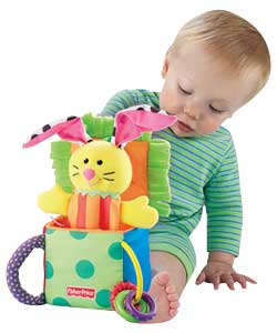 Fisher Price Miracles and Milestone Peek and Squeak Bunny