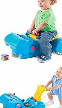 Fisher-Price Peek-a-Blocks Gobble and Go Hippo
