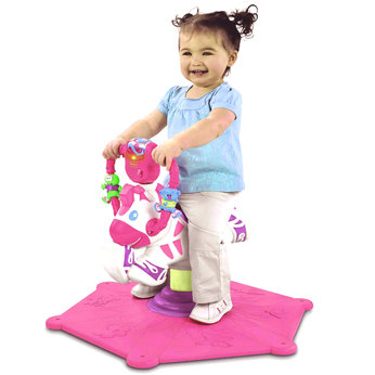 Fisher-Price Pink Bounce and Spin Zebra