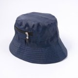 Fully waterproof Fishing hat with Zip pocket tack Loop