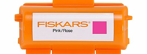 Fiskars Continuous Stamp Ink Cartridge, Pink/Rose