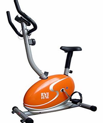 F4H Olympic Magnetic Bike ES-8308 Resistance Exercise Bike Portable Fitness (Orange)