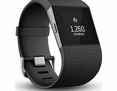 Fitbit Surge Ultimate Fitness Super Watch - Black, Large