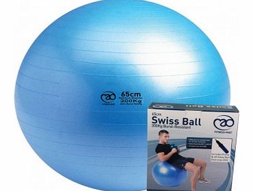 Fitness-Mad 300k Swiss Ball, Pump and DVD 65cm