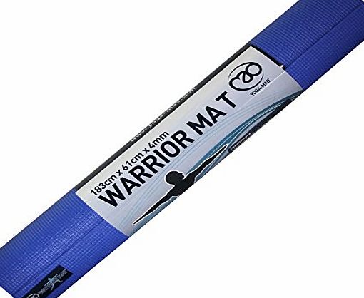 Fitness Mad Warrior Yoga Mat 4mm (Blue)