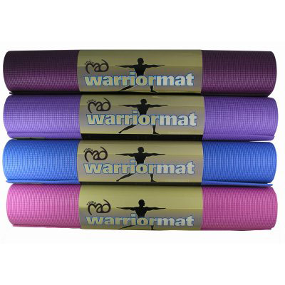 Warrior Yoga Mat 4mm (YWARRIOR4B - Blue)