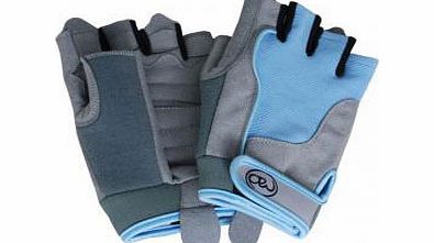 Fitness-MAD Womens Cross Training Gloves Blue (Small)