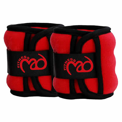 Fitness-Mad Wrist and Ankle Weight (FANKLE2 - Wrist and Ankle Weights (2x1Kg))