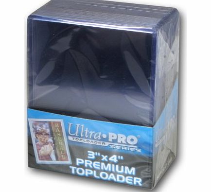 Fitness4All (Pack of 25) Ultra-Pro 3 x 4 TopLoads for Baseball amp; Other Sports Cards