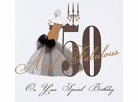 Five Dollar Shake 50 And Fabulous Birthday Card