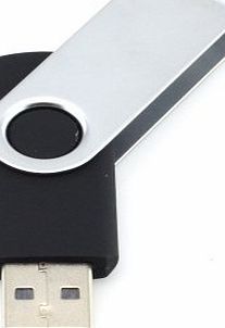 8GB USB 2.0 Flash Drive Memory Stick Fold Storage Thumb Stick Pen Swivel Design (Blue)